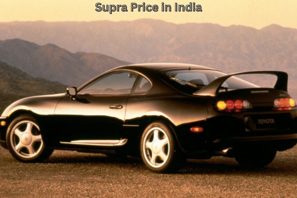 Toyota supra on road price in india